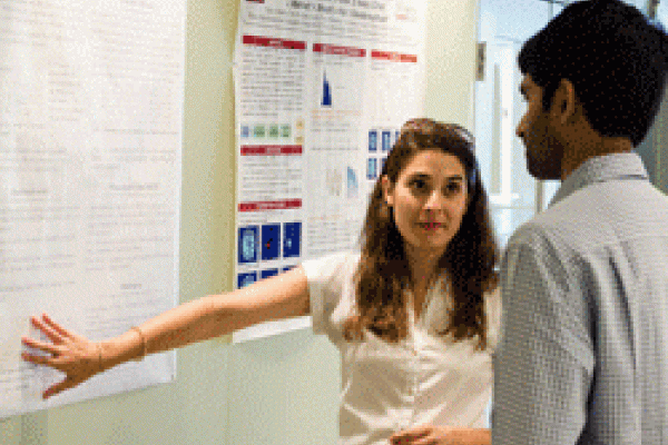Poster Session Statistics instructor with statistics student