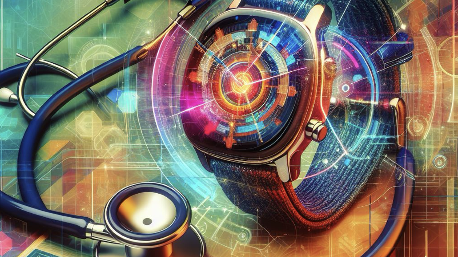 a watch and stethoscope