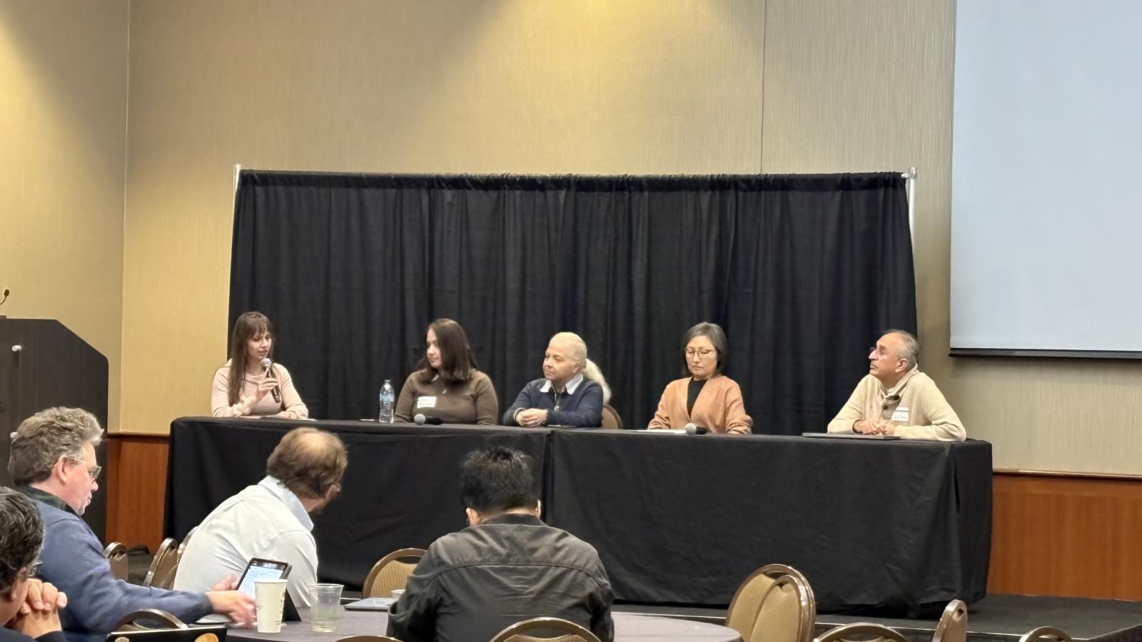 Image of presenter panel